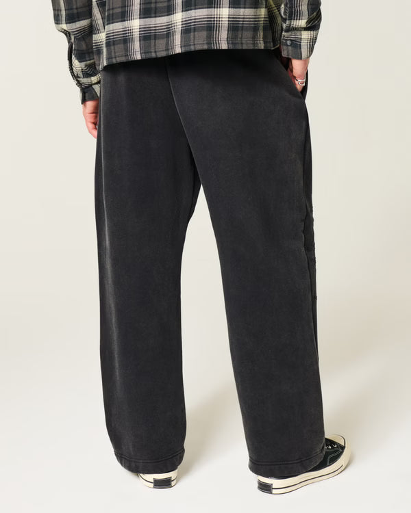 Hollister - Print Logo Graphic Baggy Sweatpants
