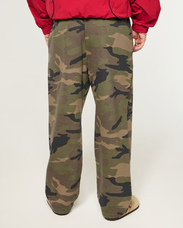 Hollister - Print Logo Graphic Baggy Sweatpants
