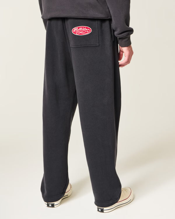 Hollister - Print Logo Graphic Baggy Sweatpants