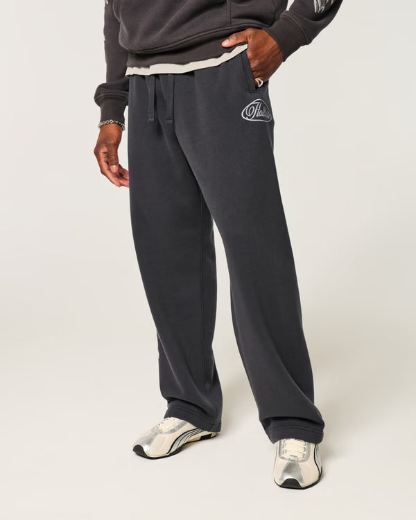 Hollister - Print Logo Graphic Baggy Sweatpants