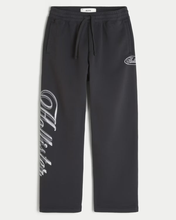 Hollister - Print Logo Graphic Baggy Sweatpants
