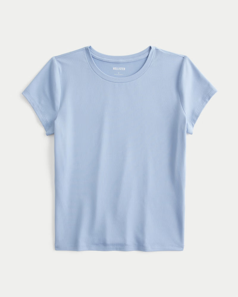 Hollister - Smooth Seamless Fabric Crew Baby Tee