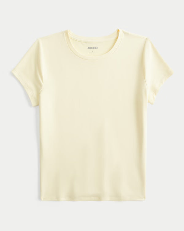Hollister - Smooth Seamless Fabric Crew Baby Tee