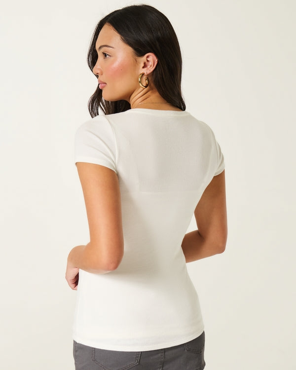 Hollister - Short-Sleeve Icon Henley