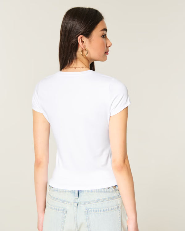 Hollister - Smooth Seamless Fabric Crew Baby Tee