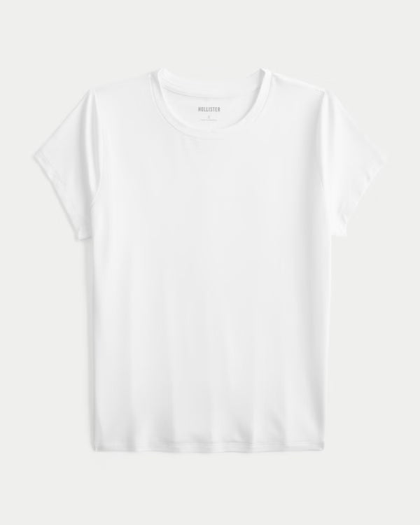 Hollister - Smooth Seamless Fabric Crew Baby Tee
