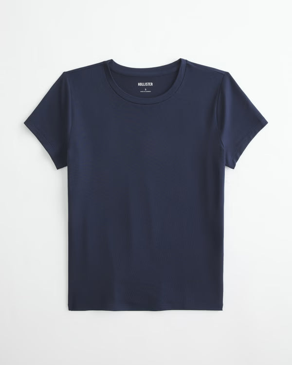 Hollister - Smooth Seamless Fabric Crew Baby Tee