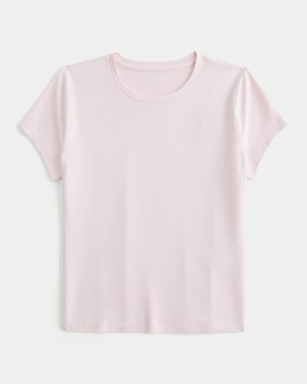Hollister - Smooth Seamless Fabric Crew Baby Tee
