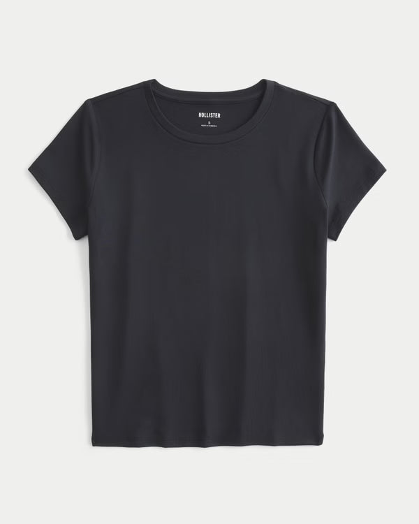Hollister - Smooth Seamless Fabric Crew Baby Tee