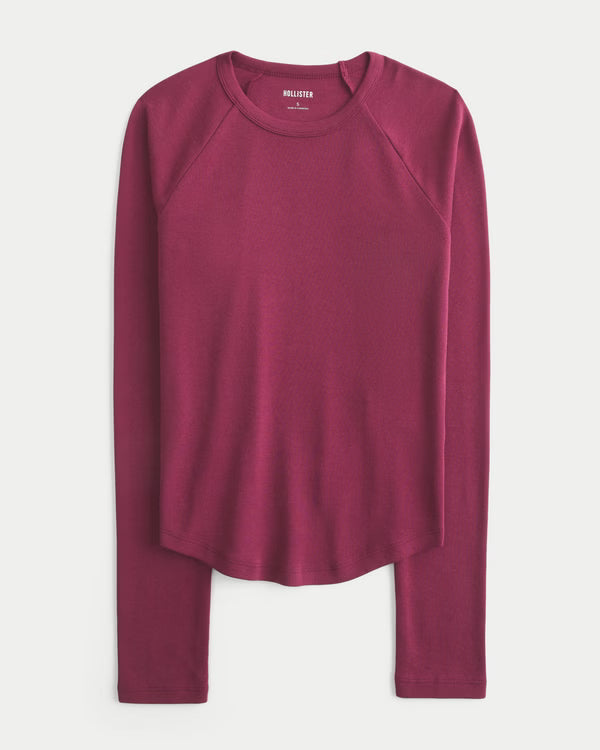 Hollister - Long-Sleeve Raglan Graphic Tee