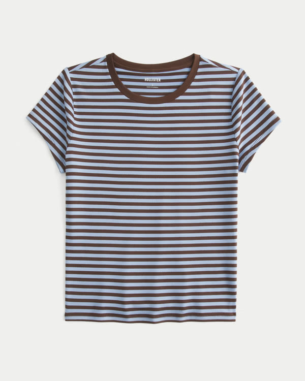 Hollister - Smooth Seamless Fabric Crew Baby Tee