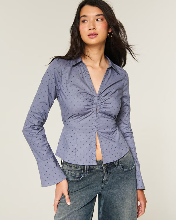 Hollister -  Ciara Bell Sleeve Shirt
