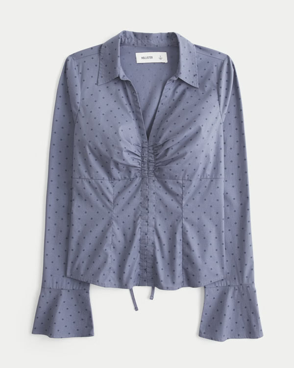 Hollister -  Ciara Bell Sleeve Shirt