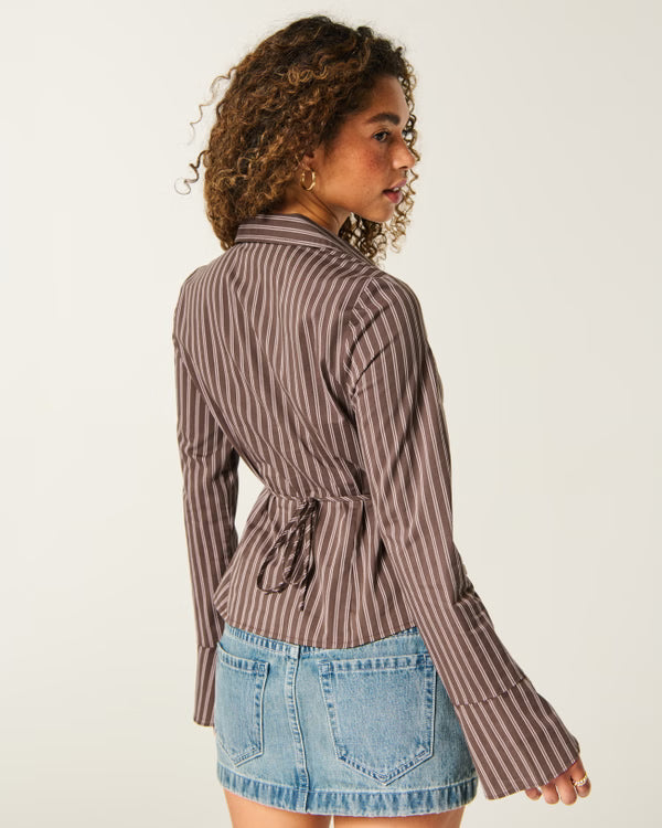 Hollister -  Ciara Bell Sleeve Shirt