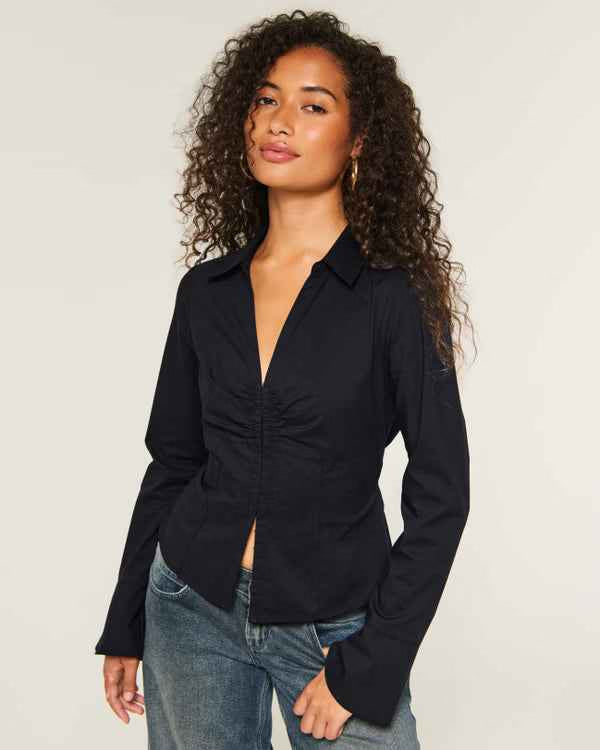 Hollister -  Ciara Bell Sleeve Shirt
