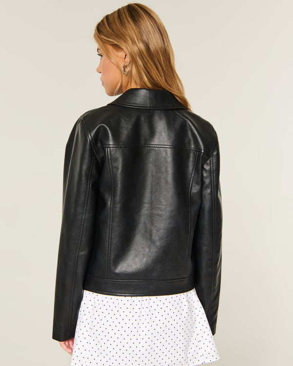 Hollister - Faux Leather Jacket