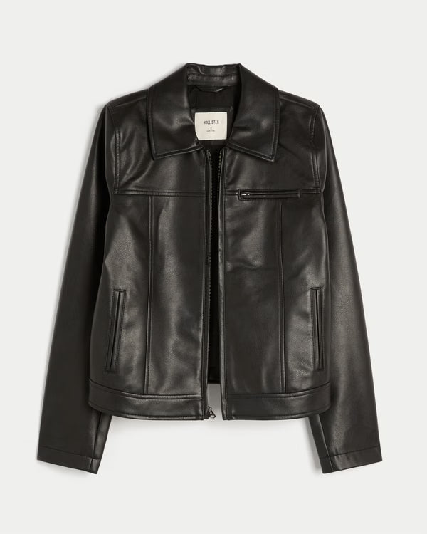 Hollister - Faux Leather Jacket