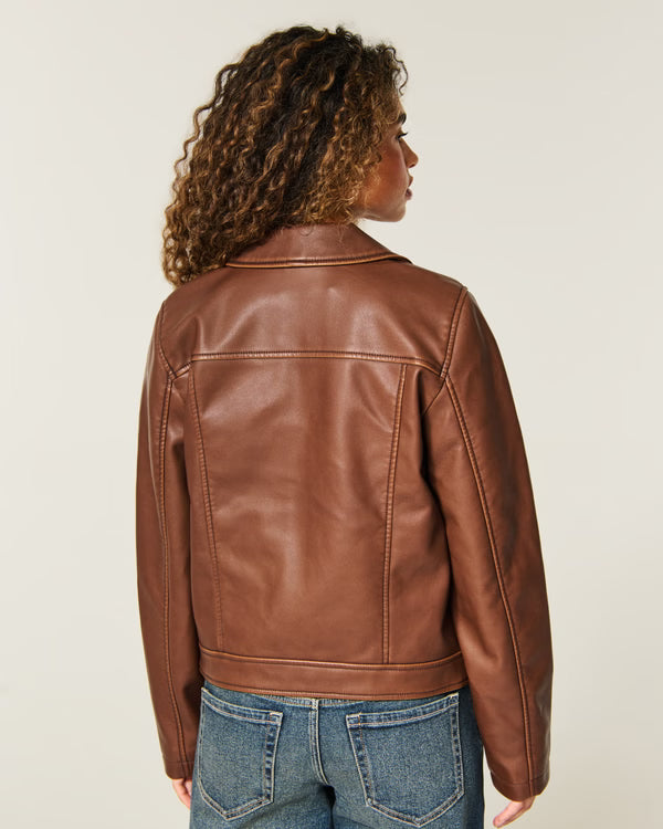 Hollister - Faux Leather Jacket
