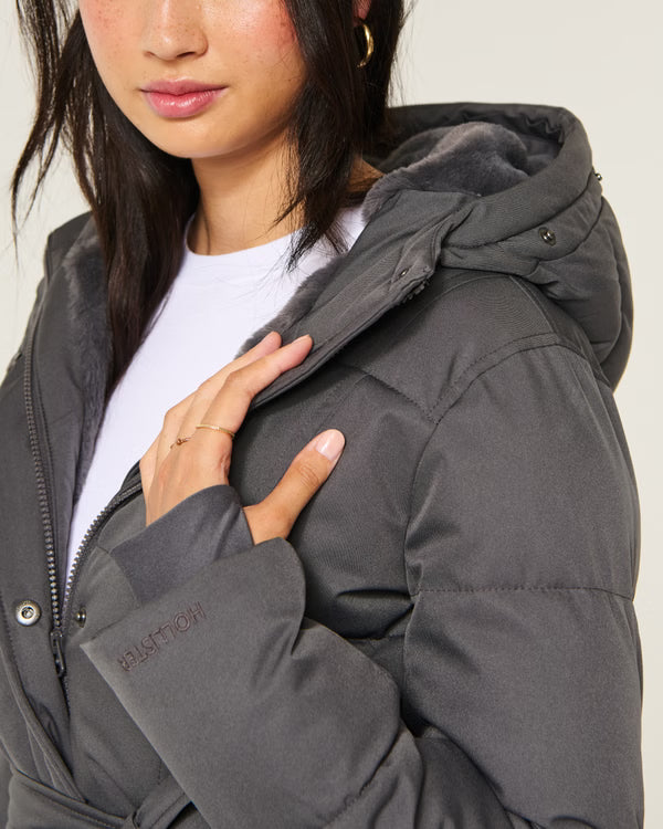 Hollister - Feel Good Longline Puffer Jacket