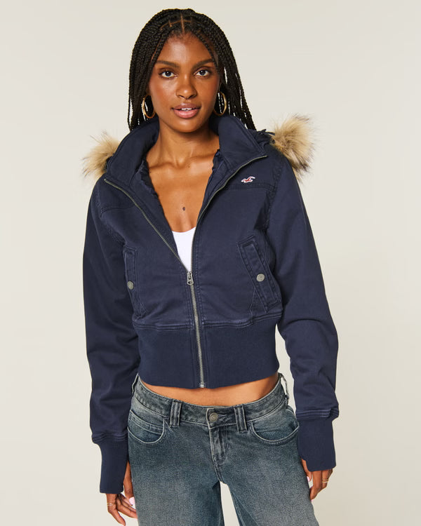 Hollister - Hollister Peyton Twill Jacket
