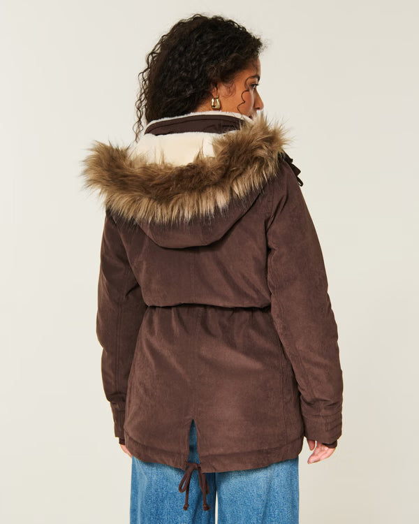 Hollister - Faux Fur-Lined Parka