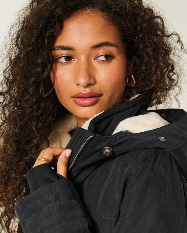Hollister - Faux Fur-Lined Parka
