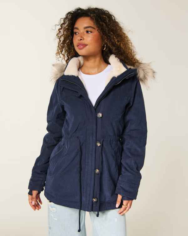 Hollister - Faux Fur-Lined Parka
