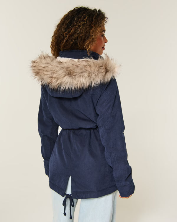 Hollister - Faux Fur-Lined Parka