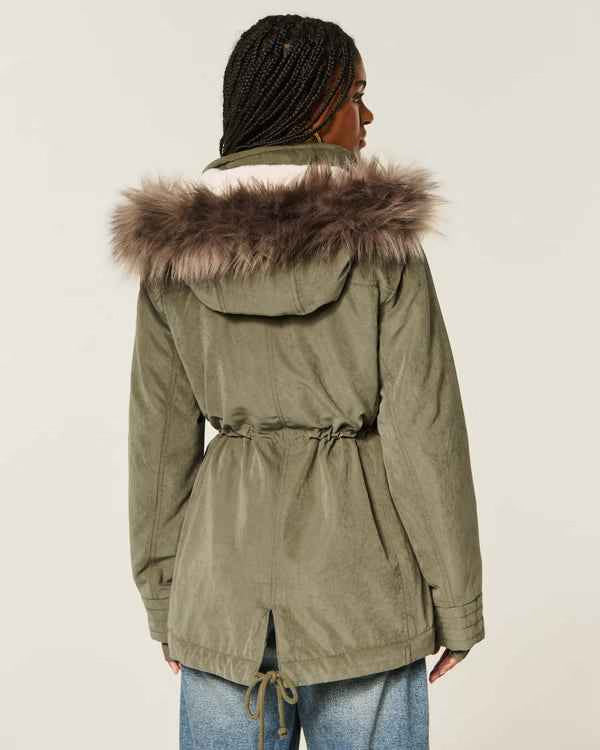 Hollister - Faux Fur-Lined Parka