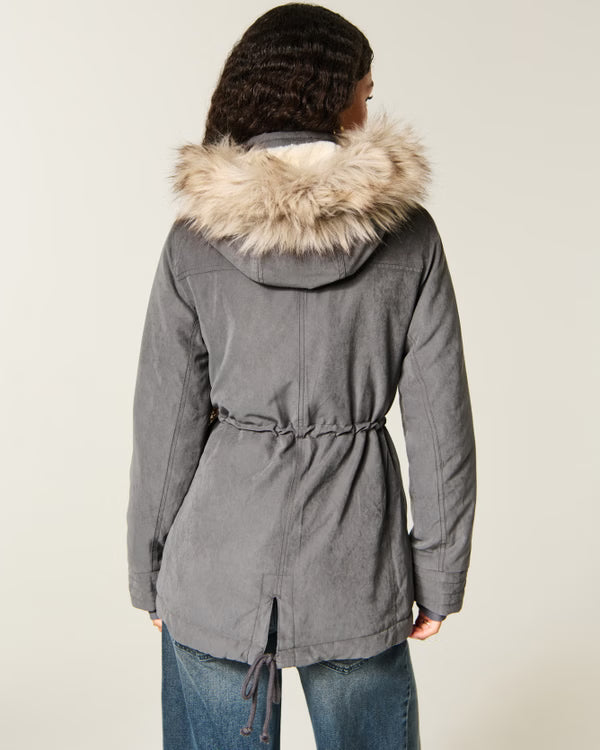Hollister - Faux Fur-Lined Parka