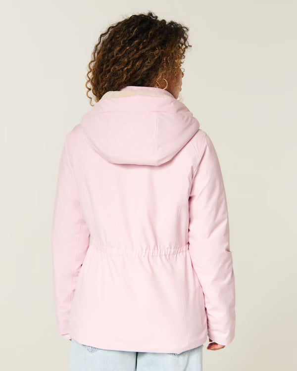 Hollister - Faux Fur Lined All Weather Jacket