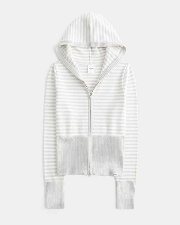 Hollister - Sweater-Knit Zip-Up Hoodie