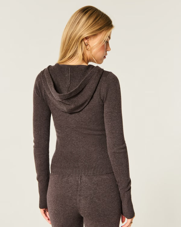 Hollister - Sweater-Knit Zip-Up Hoodie