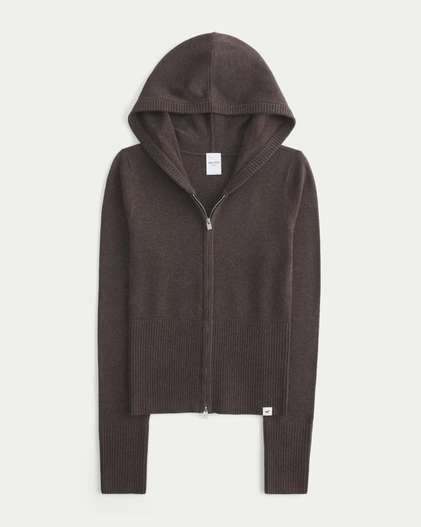 Hollister - Sweater-Knit Zip-Up Hoodie