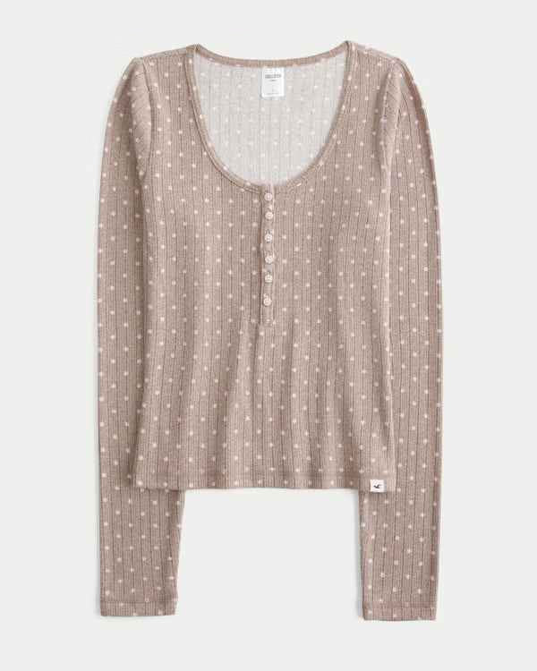Hollister - Ultimate Cozy Pointelle Henley