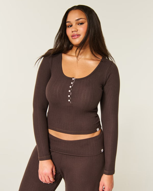 Hollister - Ultimate Cozy Pointelle Henley
