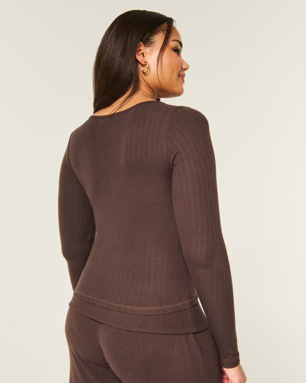 Hollister - Ultimate Cozy Pointelle Henley