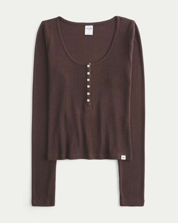 Hollister - Ultimate Cozy Pointelle Henley