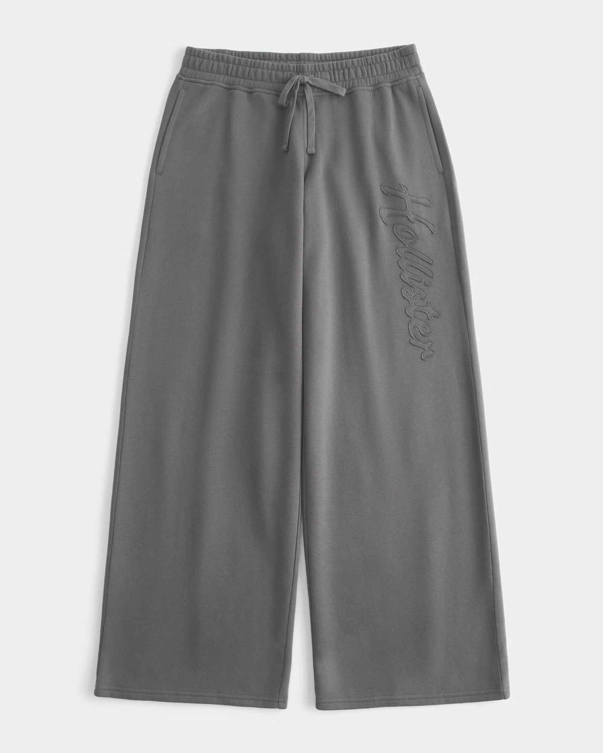 Hollister - Low-Rise Logo Graphic Baggy Sweatpants