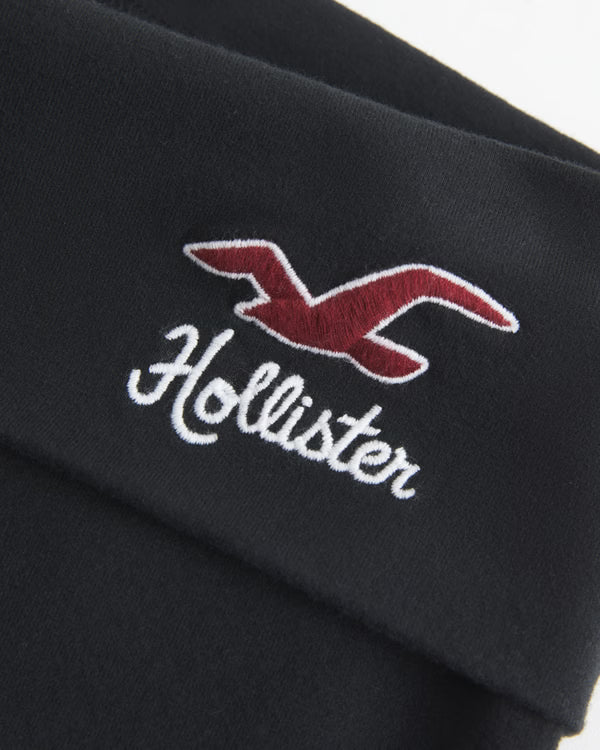 Hollister - Knit Foldover Waist Logo Flare Pants