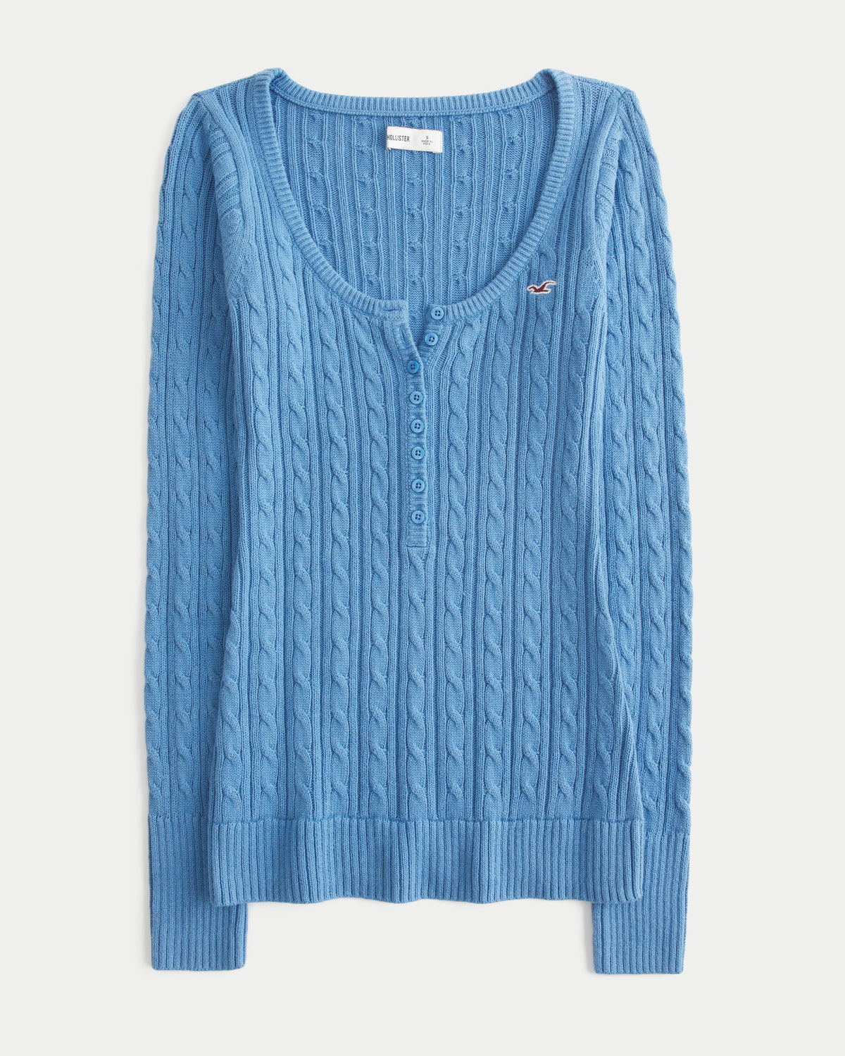 Hollister - Cable Knit Icon Henley