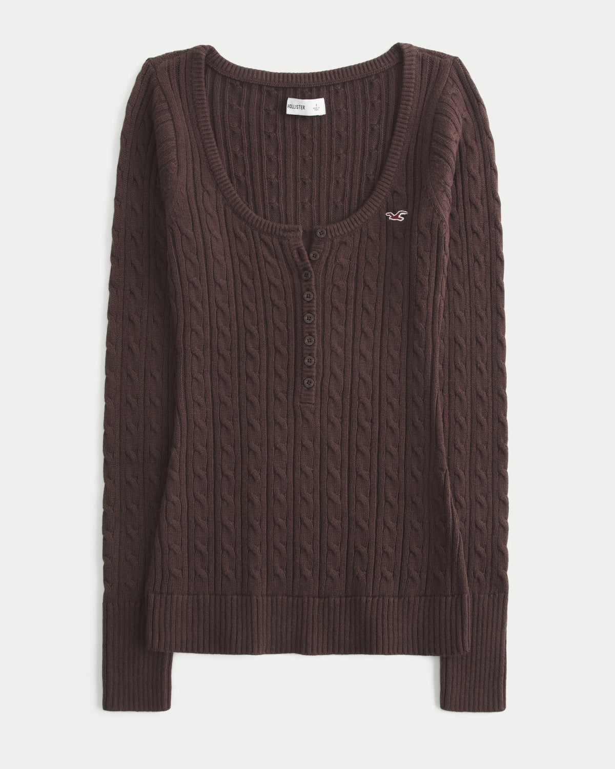 Hollister - Cable Knit Icon Henley