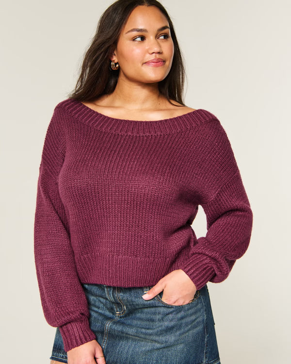Hollister - Lofty Off-the-Shoulder Sweater
