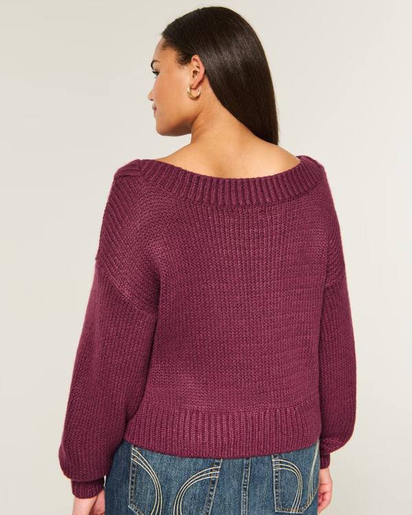 Hollister - Lofty Off-the-Shoulder Sweater