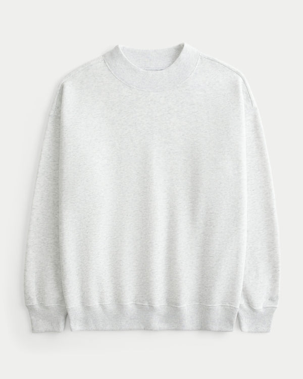 Hollister - Oversized Mock-Neck Sweatshirt