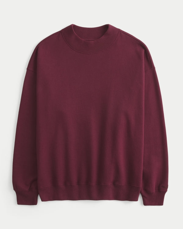 Hollister - Oversized Mock-Neck Sweatshirt