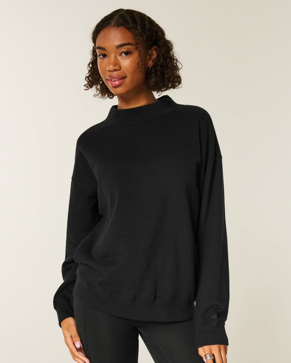 Hollister - Oversized Mock-Neck Sweatshirt