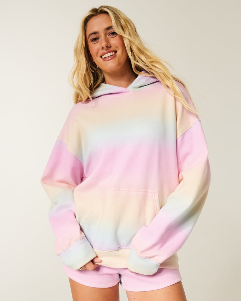 Hollister - Oversized Wash Effect Hoodie