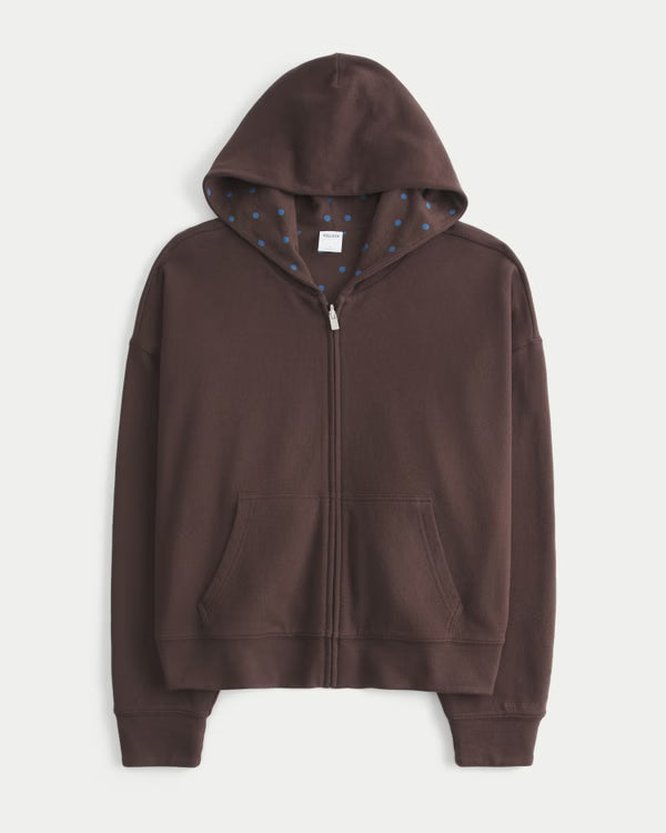 Hollister - Hollister Feel Good Reversible Zip-Up Hoodie