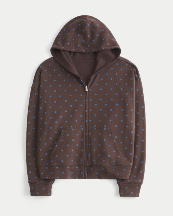 Hollister - Hollister Feel Good Reversible Zip-Up Hoodie